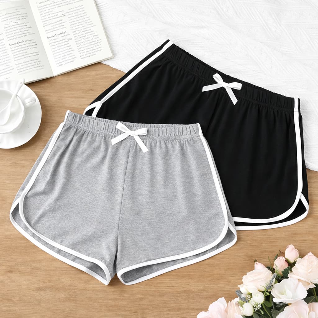 Kit 5 Shorts Feminino de treino soltinho