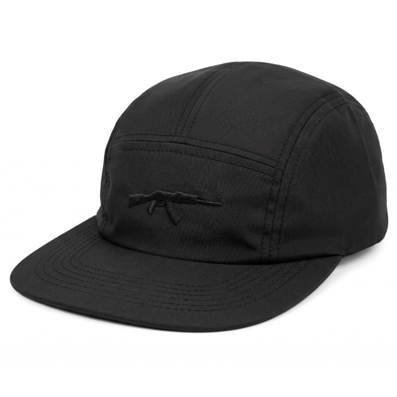 Boné Premium Aba Reta Five Panel 5 Origial Preto