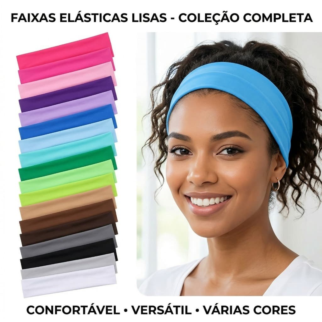 Faixa De Cabelo Blogueira Sortidas unidades Atacado Corrida Esporte
