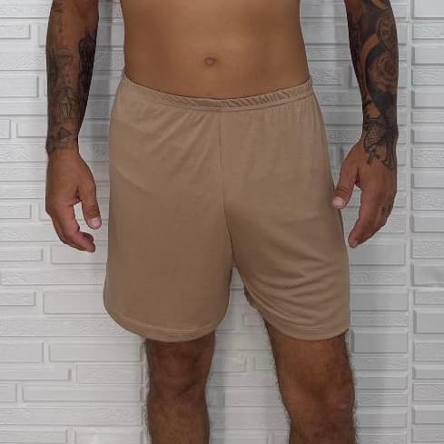 Kit 3 Samba Canção Short Bermuda Tecido Algodão Leve Conforto Pijama Para Dormir Moda Masculina