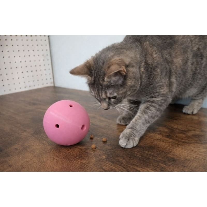 Bolinha Interativa para Gatos com Dispenser de Ração – Brinquedo Inteligente Anti-Estresse (Várias Cores)