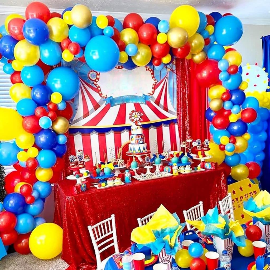 124 Unidades Balões Arco Infantil para Aniversário e Festas