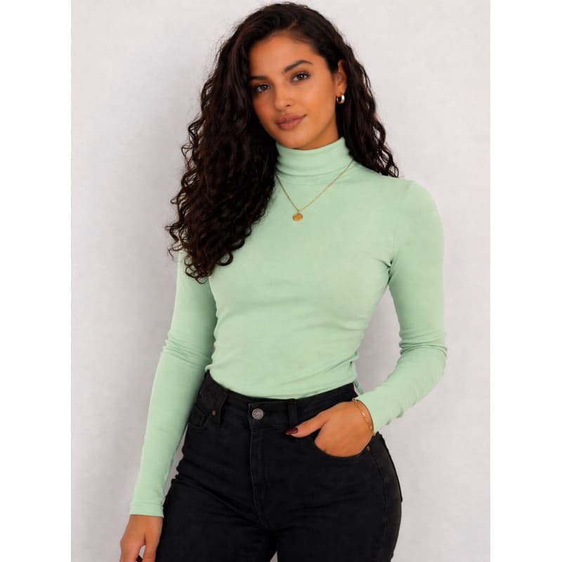 Blusa Segunda Pele Feminina Manga Longa  Conforto Frio Leve Meia Estação