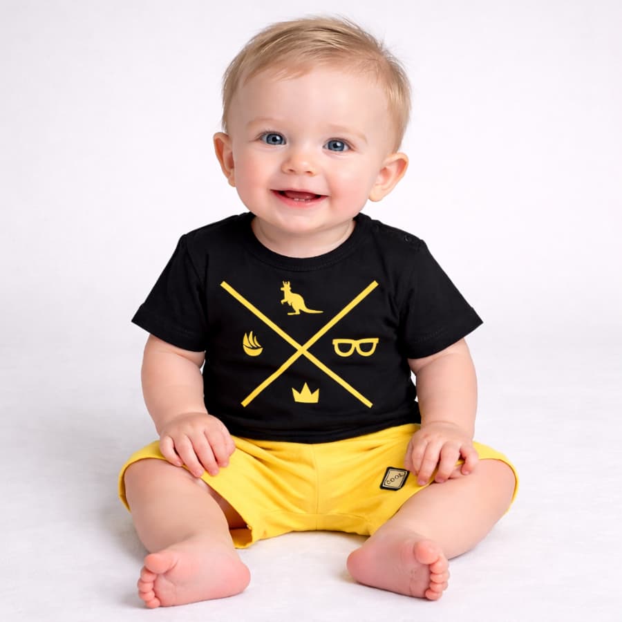 Conjunto Romper Bebe Menino Boyzinho Style Fashion Passeio 6 a 9 Meses