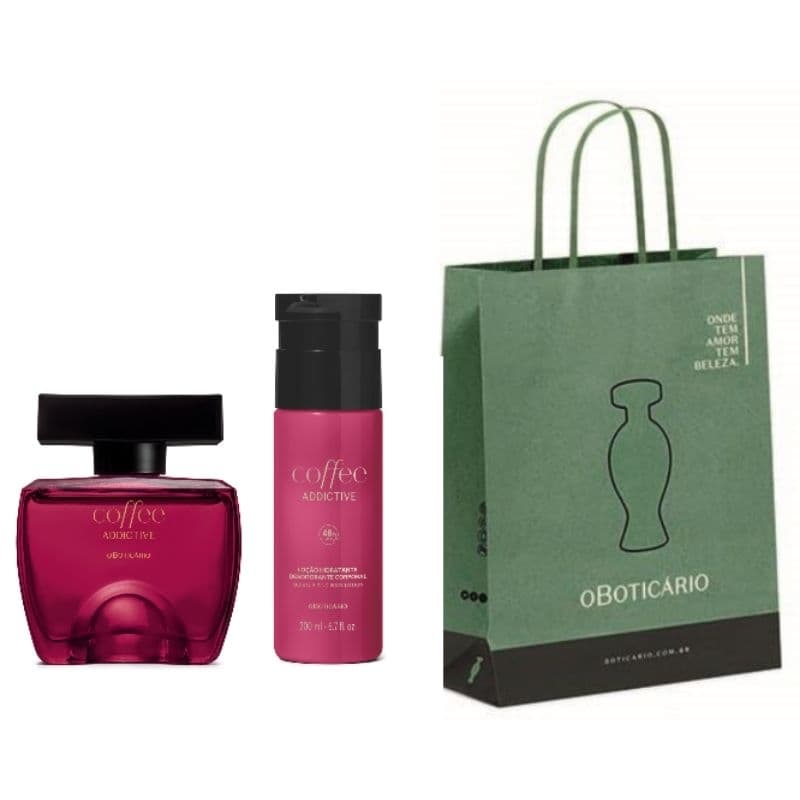 Presente Dia dos Namorados Coffee Addictive Oriental Frutal: Desodorante Colônia,Loção 200ml - Boticário