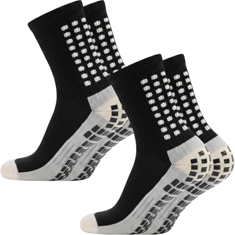 Kit 2 Meias Antiderrapante Grip Futebol Profissional Alta Performance e Estabilidade 35-44