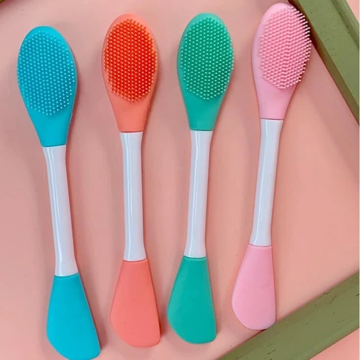 Espátula de Silicone 2 em 1 para Máscara Facial e Skincare