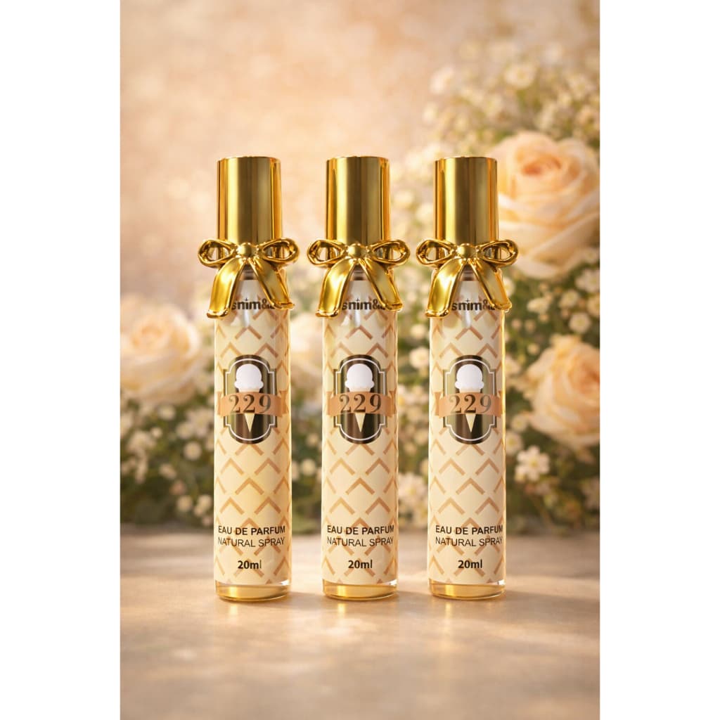 body splash Perfume Feminino Yasmim&Ju 20ml No. 229 Eau De Parfum
