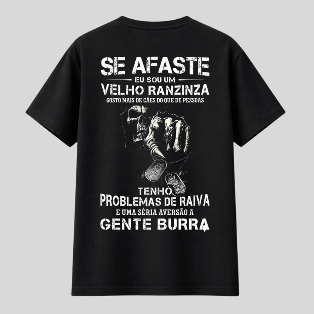 Camiseta Velho Ranzinza, Camisa Velho Ransinsa, Camiseta com Frases, Camisa, Camiseta,  100% Algodao
