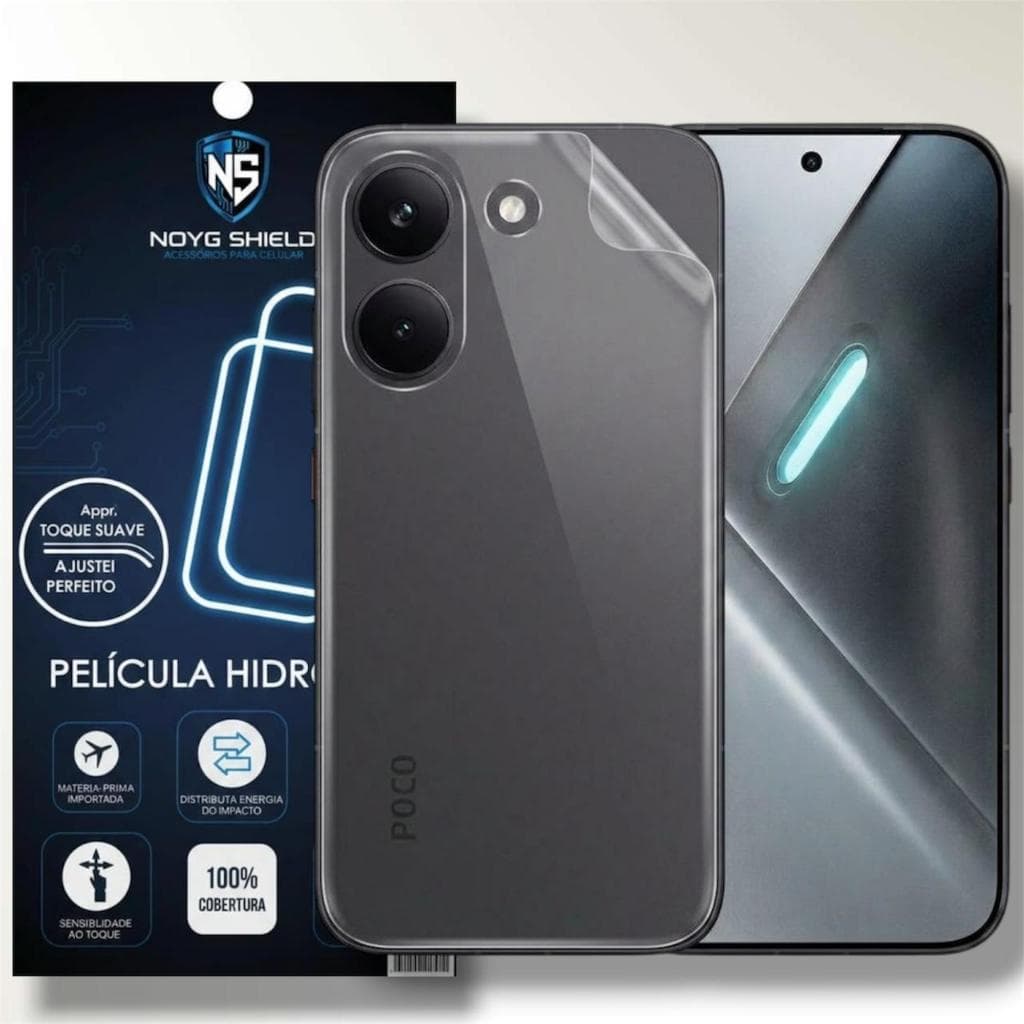 Pelicula Gel Hidrogel Traseira Anti Impacto para Xaiomi Poco X8 Pro