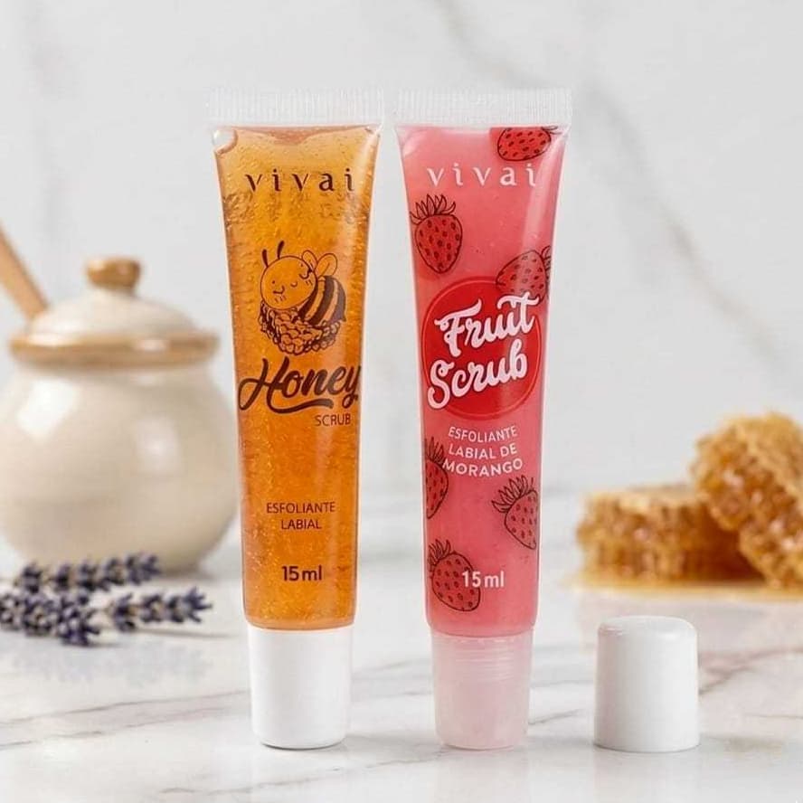 Esfoliante Labial De Morango Fruit Scrub Vivai