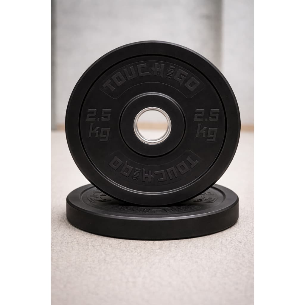 Kit Anilhas Bumper 2,50Kg Olímpicas Borrachas Vulcanizadas - 2 Unidades Touch And Go