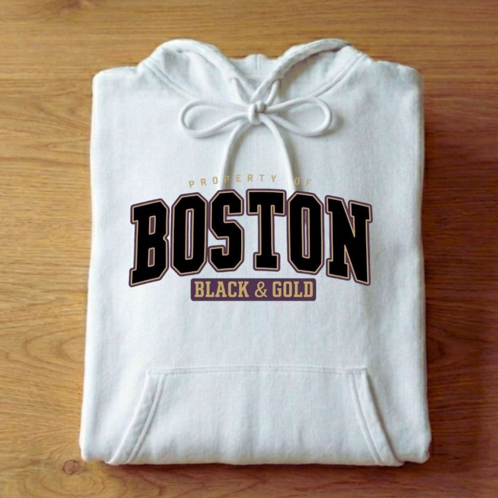 blusa de frio, Moletom Masculino Feminino Inverno Branco Streetwear Casaco de frio Blusão Branco Estampa Boston Capuz