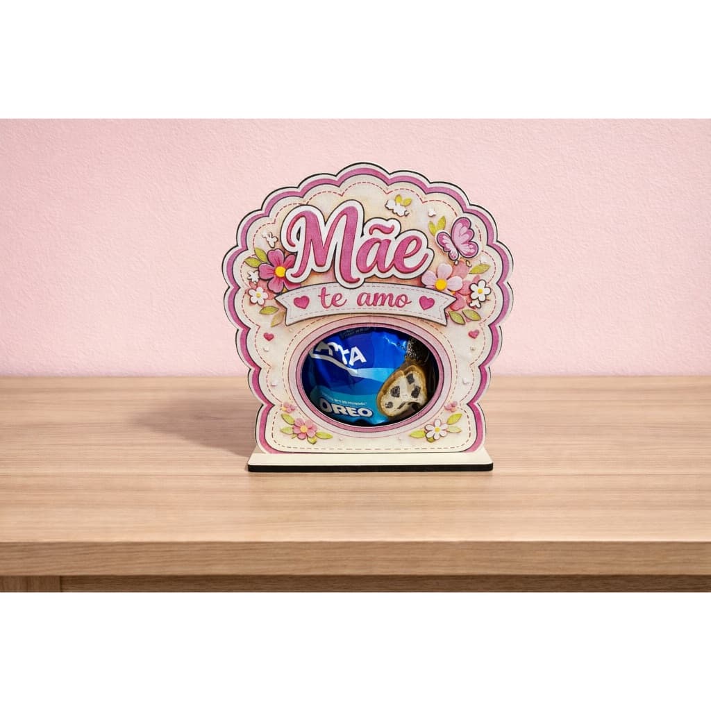 Kit 30 Lembrancinha Porta Bombom Tema Dia das Mães Mdf