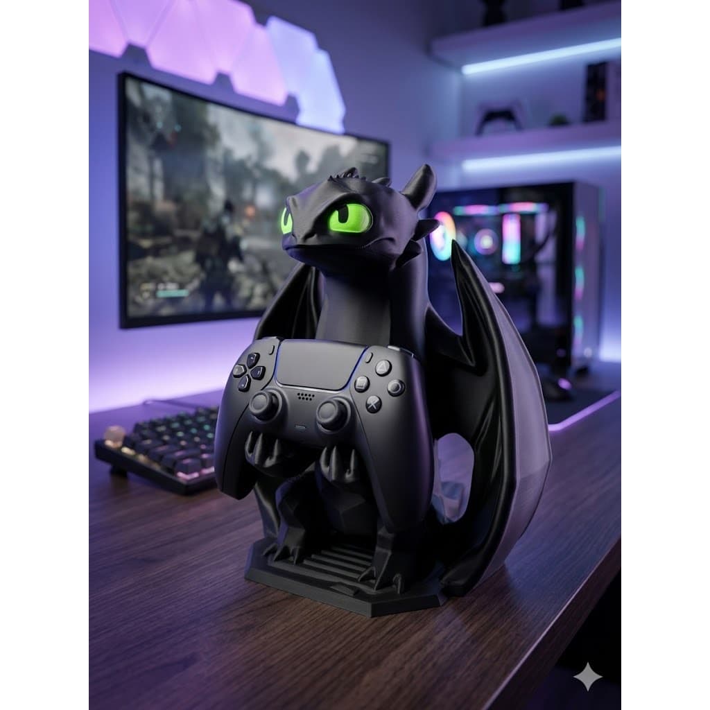 Suporte de controle game formato dragão