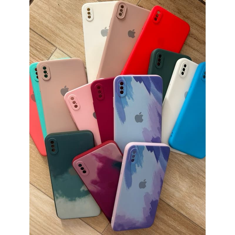 Capa para celular iPhone XSMax silicone kit 3 capas