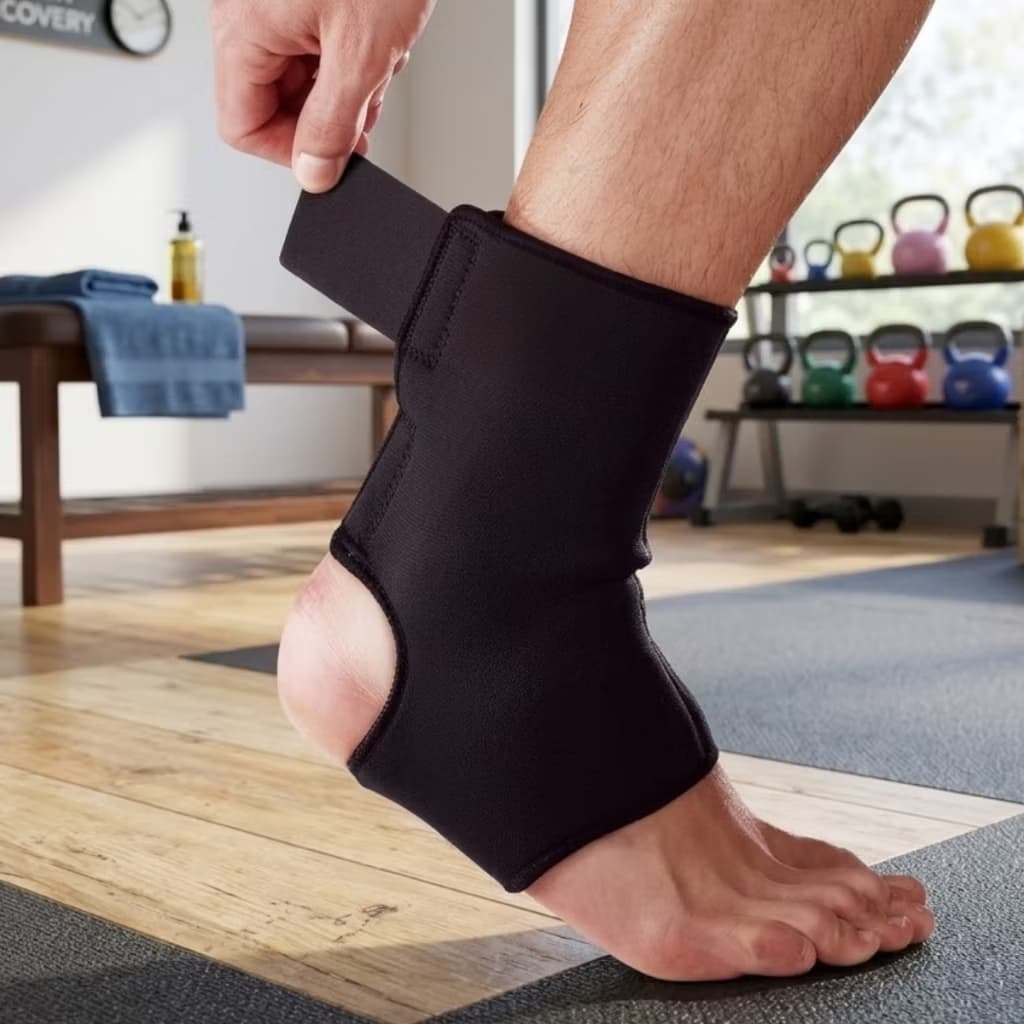 Tornozeleira Tensor Suporte Ajustável Tornozelo Pé Esportivo 5210