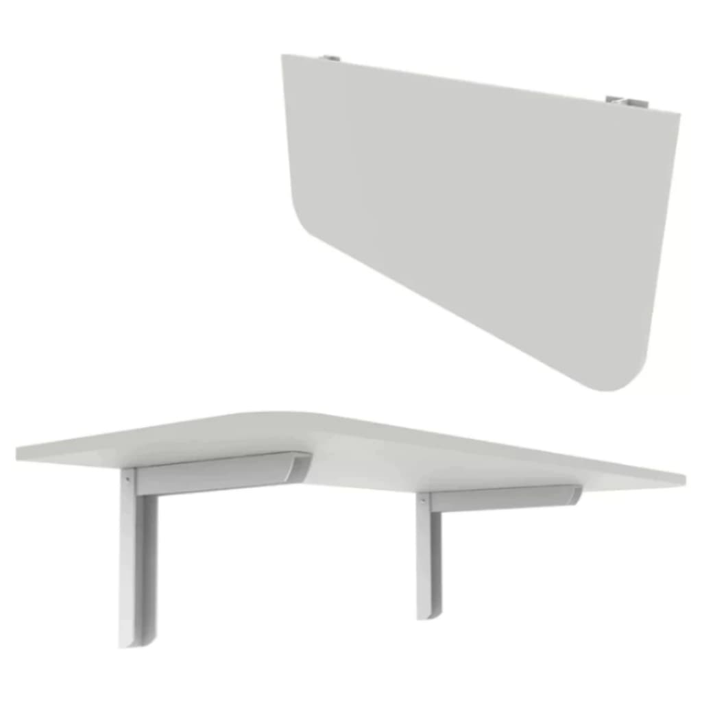 Bancada mesa retrátil Borda arredondada para estudos e notebook 50cm x 40cm Dobrável