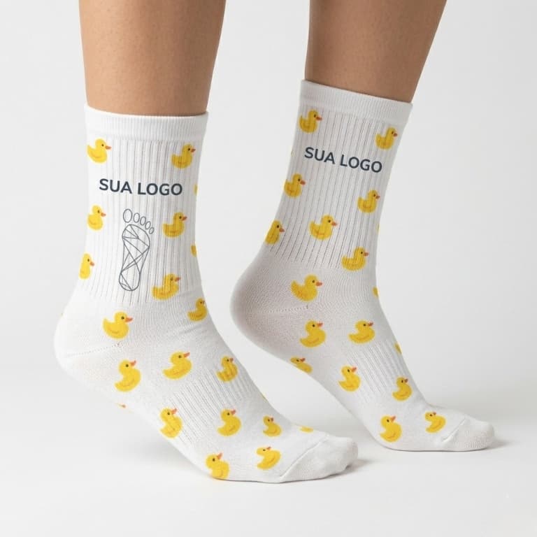 Meia Personalizada Brinde Brincadeira