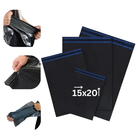 Envelope Segurança Embalagem Envio Tamanho 15x20 1000 Unidades Saco Plástico Correios Express