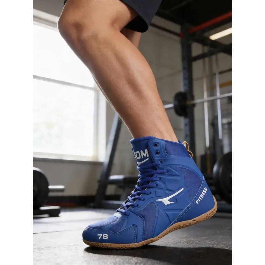 Bota Roman R3 Cano Mêdio Acolchoado Sola Reta Antiaderente Para Cross Fit Meninos