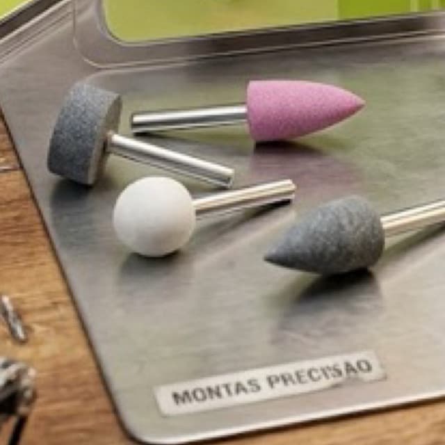 Pontas Montadas para Micro Retífica Lixamento Polimento 5 Peças Multifunção