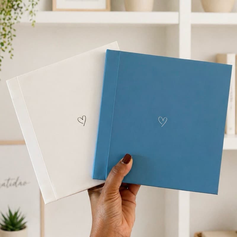 ENVIO IMEDIATO | Álbum 15x15 Heart Collection | 400g | Lombada Quadrada | Para 10 Fotos 10x15 ou 20 Mini Retrôs
