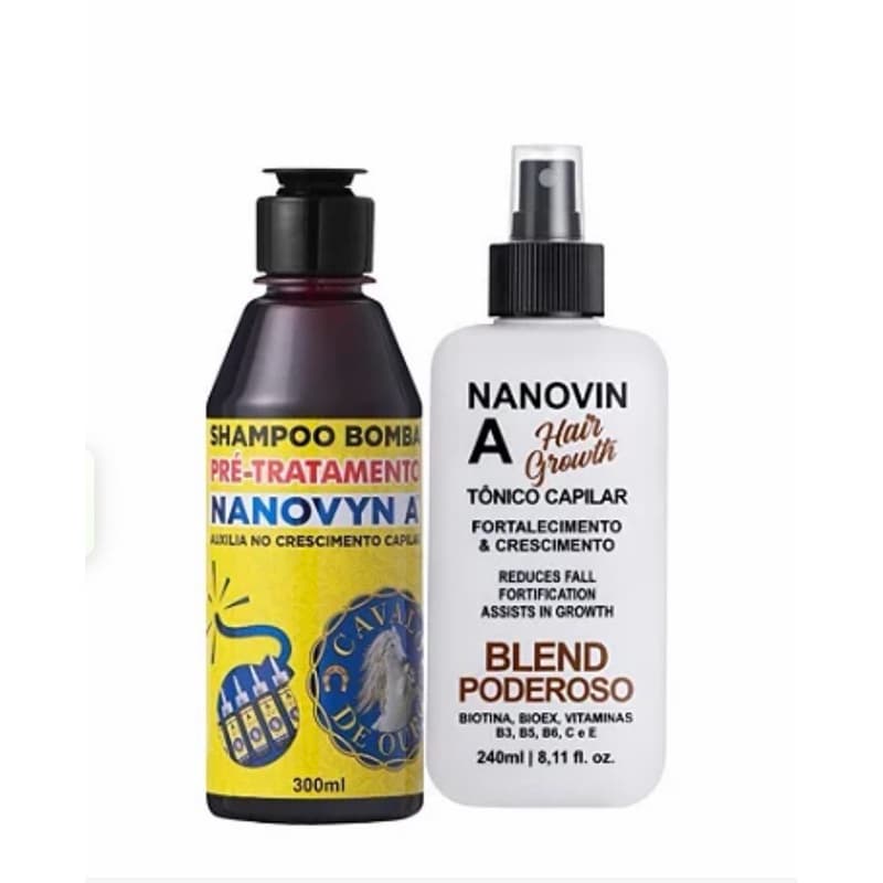 Tonico Capilar Nanovin A 240 ml + Shampoo 300 ml