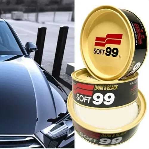 Cera Automotiva De Carnaúba Dark & Black 100g Soft99