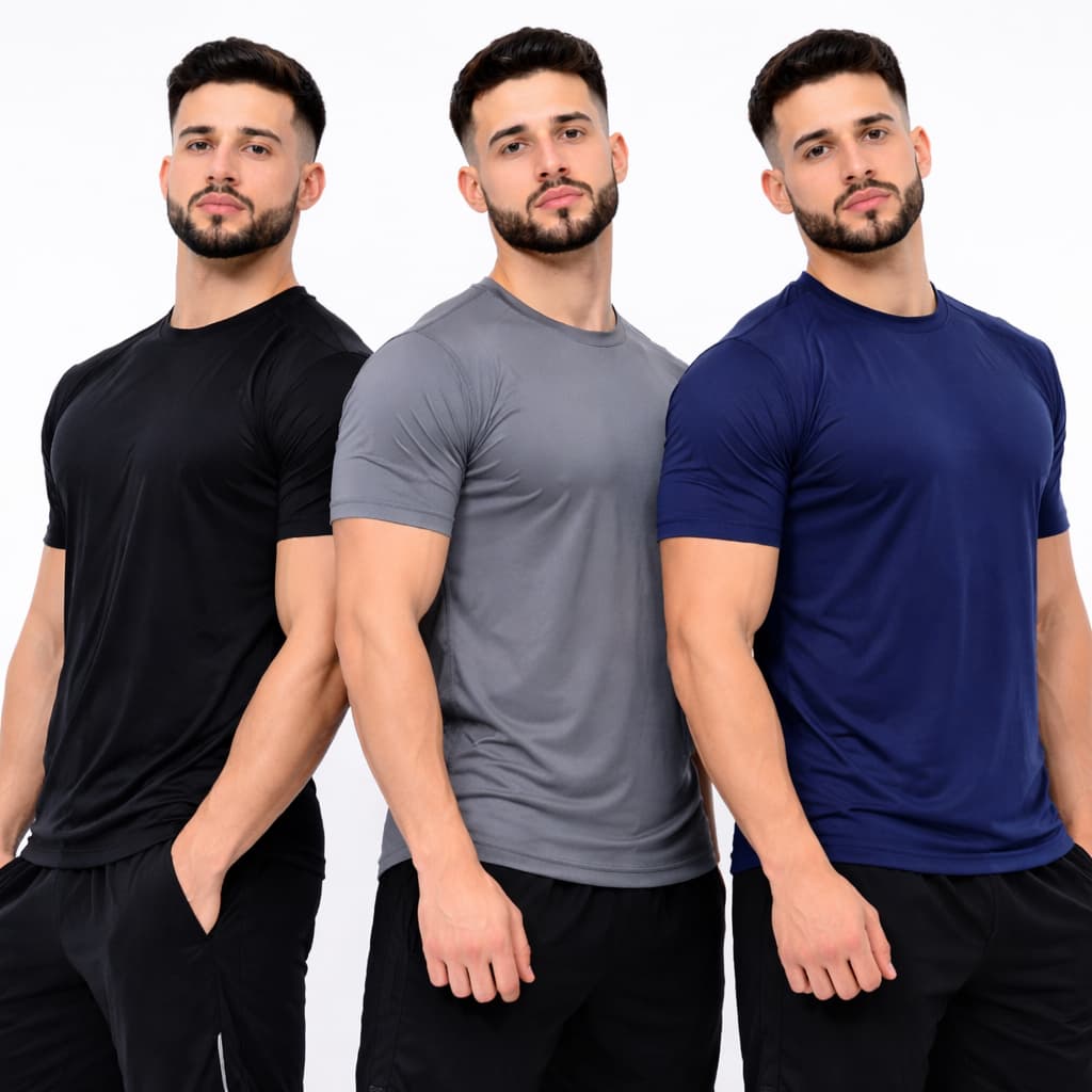 Camisa Masculina Dri Fit Com Proteção UV Verão Esportiva