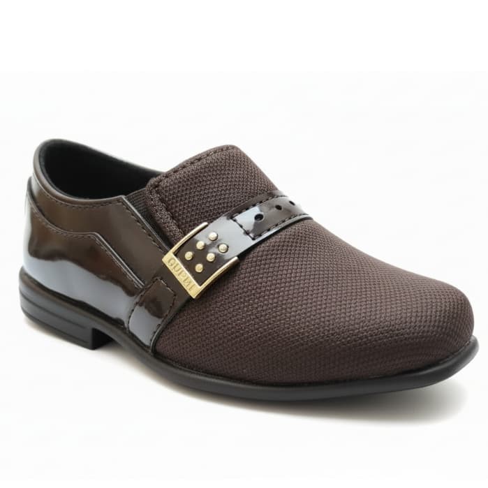 Sapato Social Infantil Masculino Premium Luxo Conforto Casamento Formatura