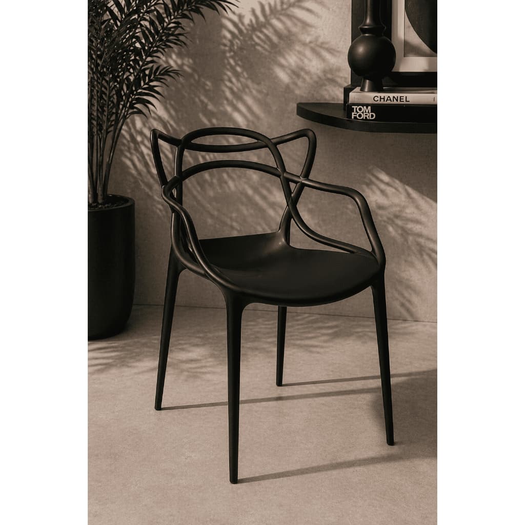 Cadeiras Allegra | Design Sofisticado e Empilhável | Suporta até 140kg | Envio Rápido