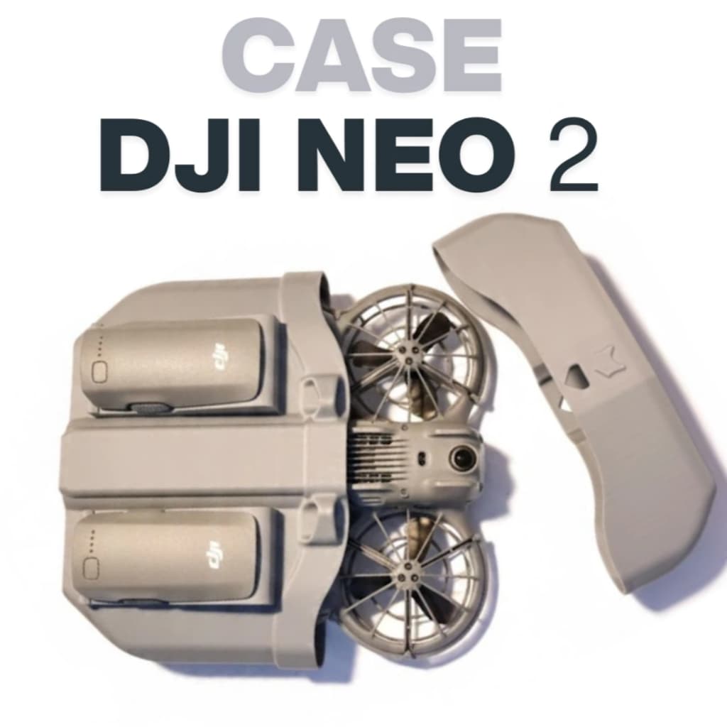 CASE DJI NEO 2 • Leve 3 Baterias • Encaixe Perfeito • Acabamento Premium • Compacto