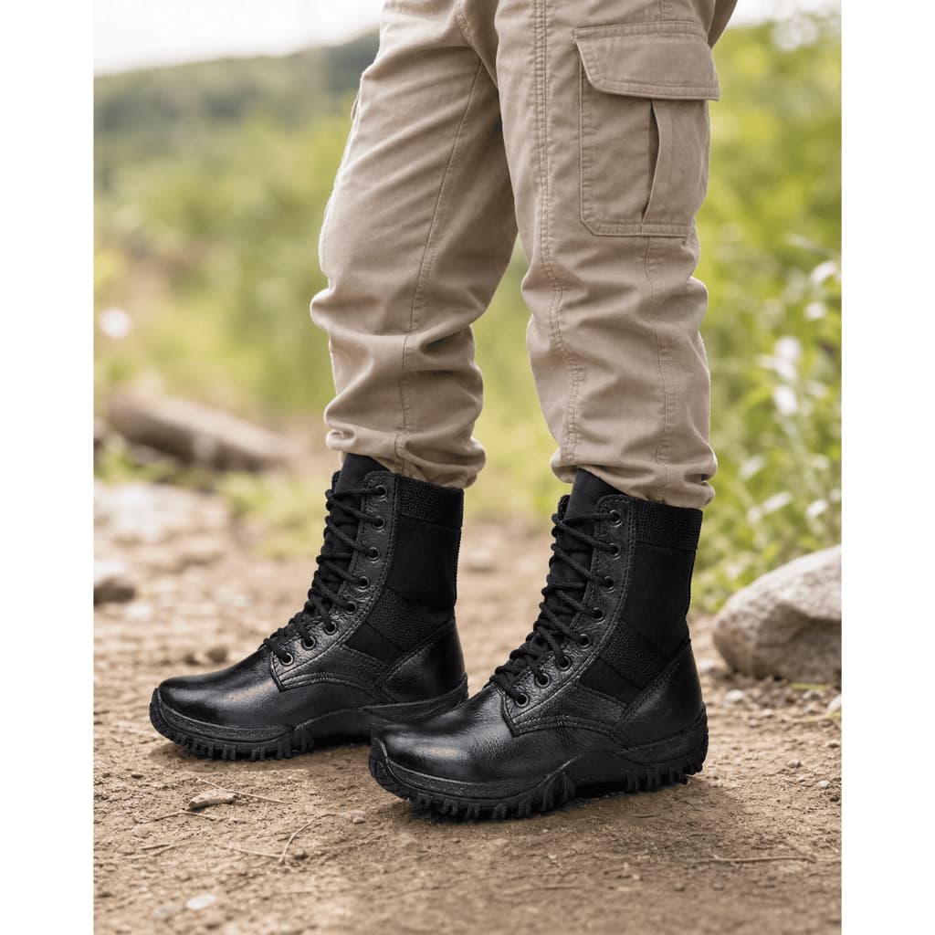 Coturno Infantil Adventure Estilo Militar Super Resistente e Confortavel