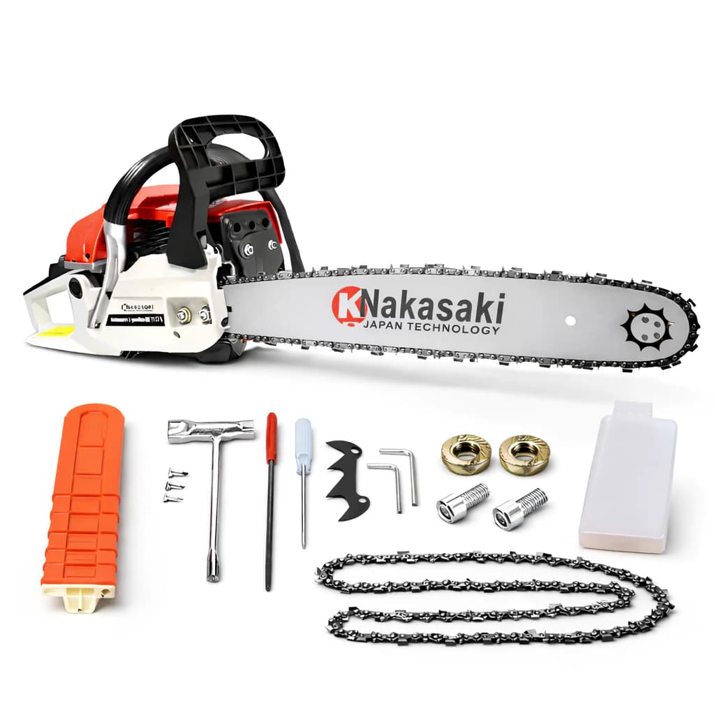 Motoserra A Gasolina 80CC Sabre 22 Polegadas 55CM MOTO SERRA Nakasaki Profissional