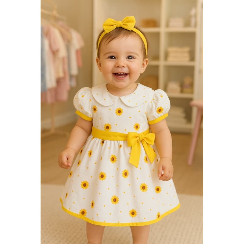 vestido baby veste até 1 ano e 6 ‘meses