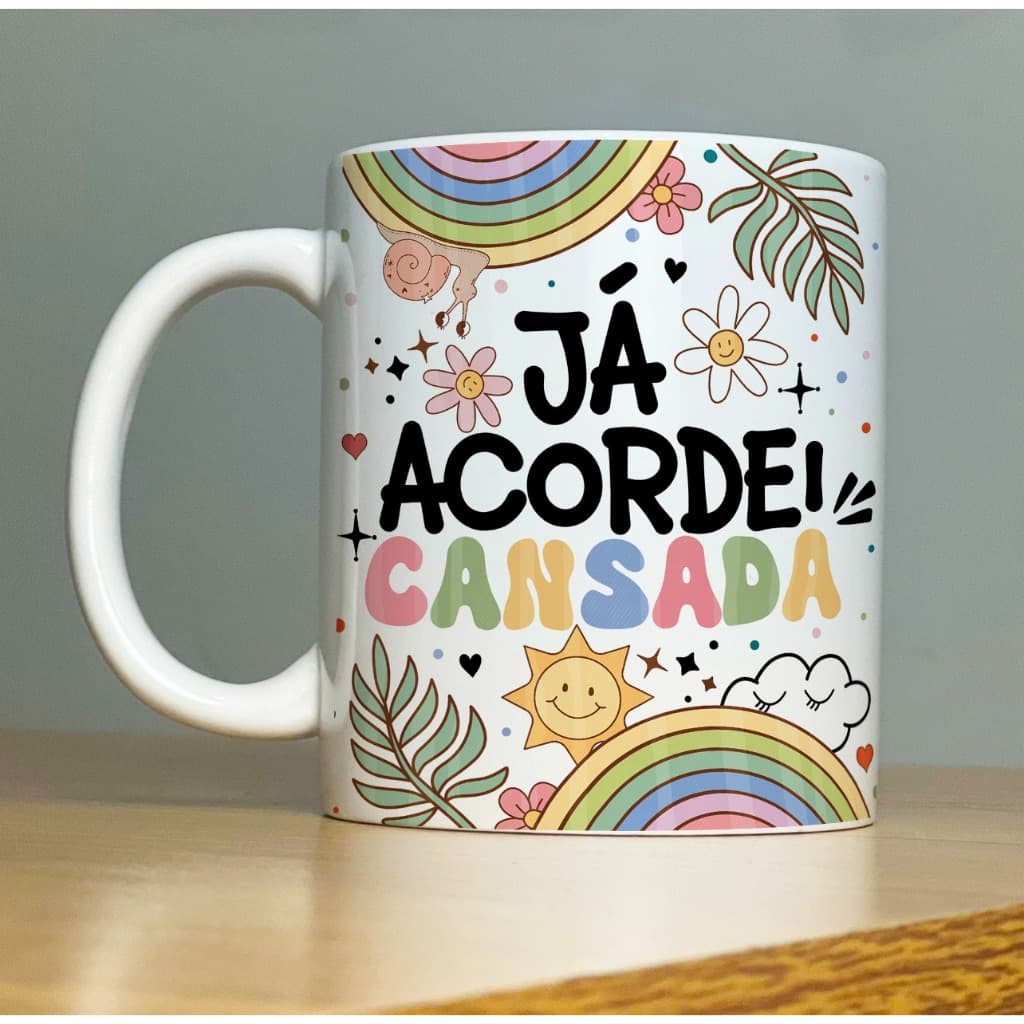 Caneca Personalizada Frase Divertida Engraçada Presente Criativo Café Chá Escritório Casa Decoração