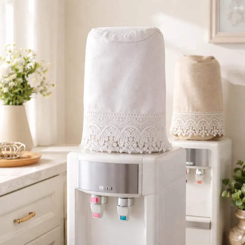 Capa Para Galão De Água 20 L Cozinha Gourmet Luxo Renda Guipir Elegante