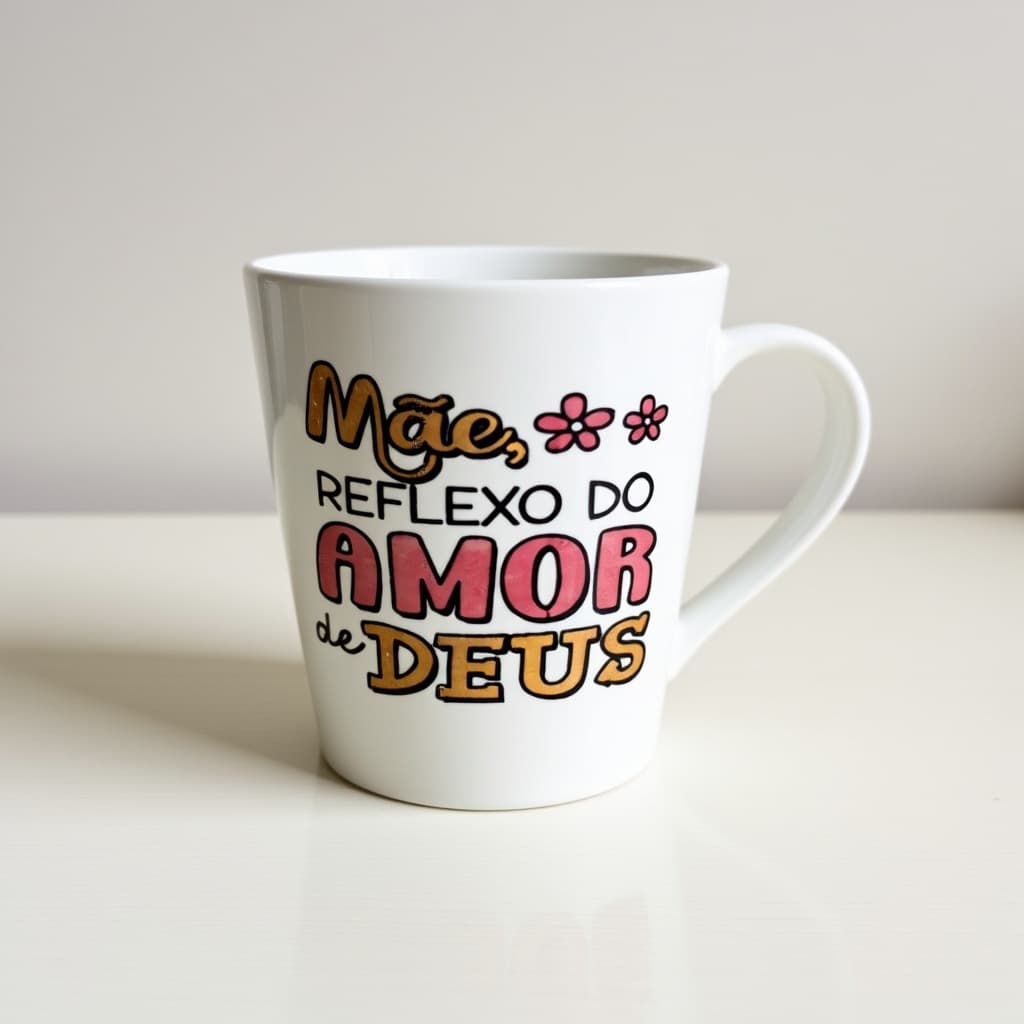 XÍCARA CANECA PARA CAFÉ CHÁ DE PORCELANA 250ML COM FRASES ESPECIAIS DE DIA DAS MÃES SOGRA AMIGA CAIXA PRESENTE 💖