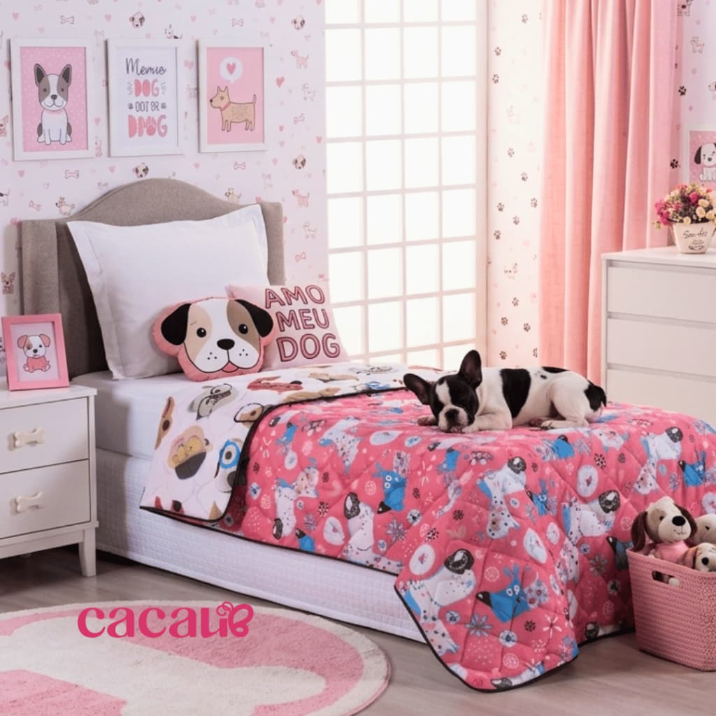 Edredom Infantil Microfibra Dupla Face – Tema Infantil e Super Macio