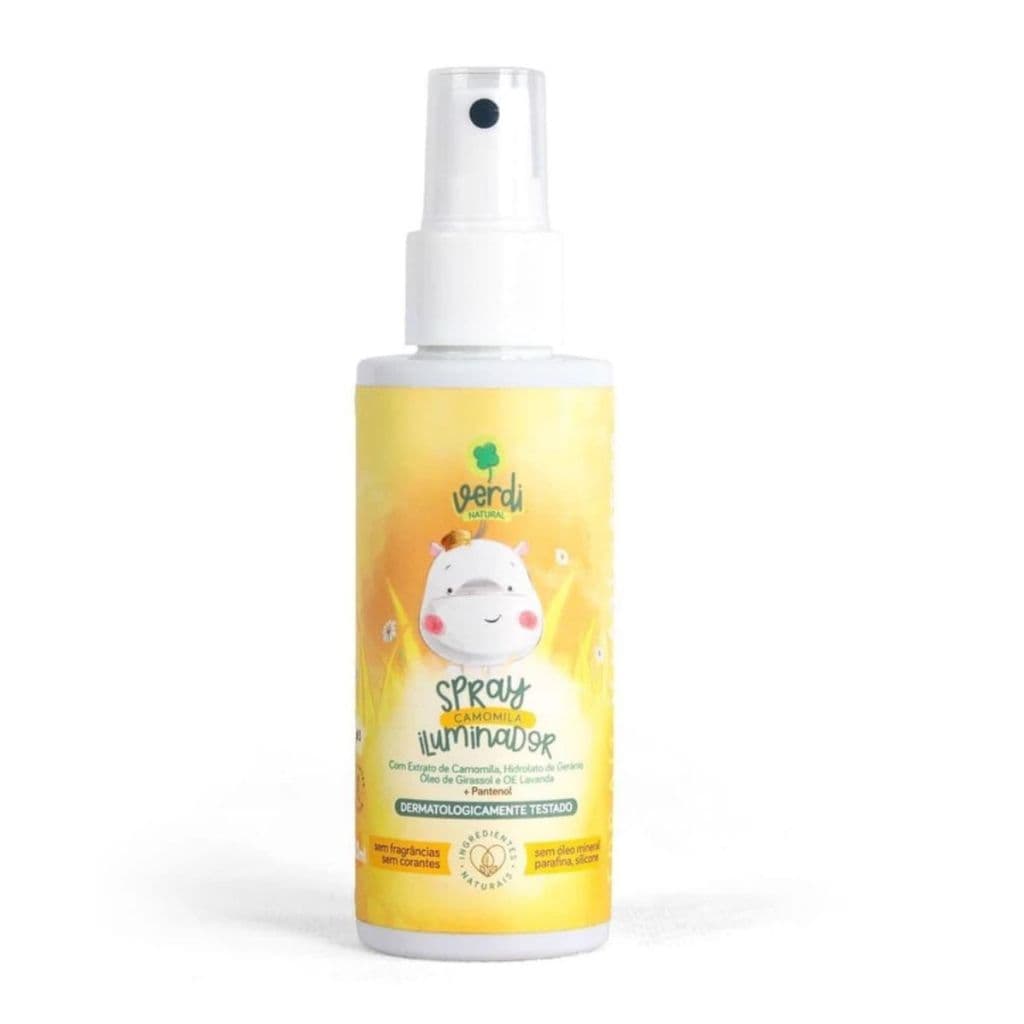 Spray Clareador com Camomila Iluminador Cabelo com Pantenol Verdi Natural