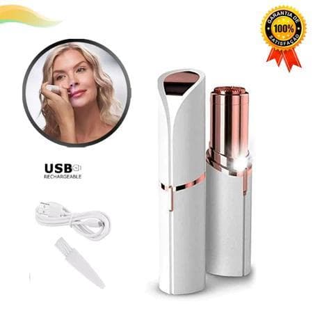 Batom Portátil Depilador Facial Buço Rosto Aparador Pelos，Presente de Dia das Mães.