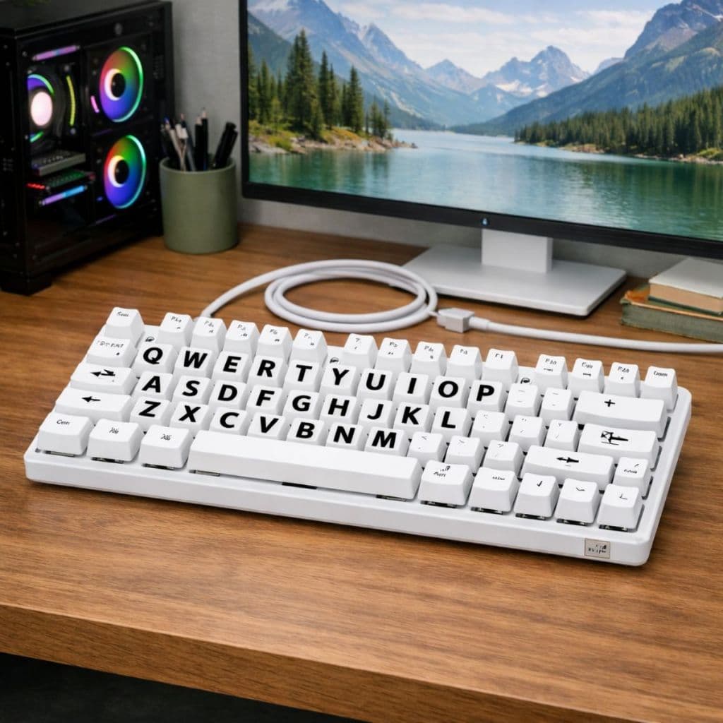 26 PCs Keycaps PBT Letras do Alfabeto A - Z Teclado Mecânico Cherry MX Keycap Adaptado