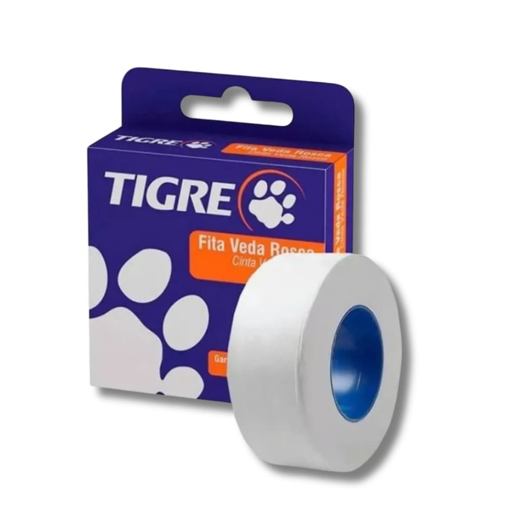 Fita Cinta Veda Rosca Para Vedação Teflon Tigre 18mmx10m