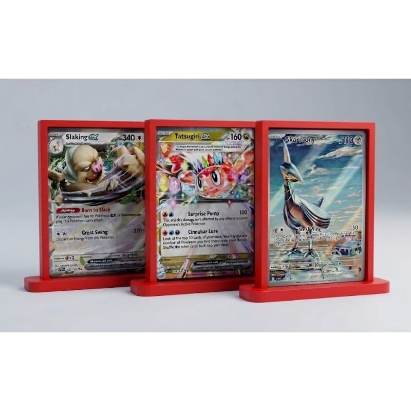 Expositor Suporte de Cartas Pokémon TCG - Display Premium em Impressão 3D - Diversas Cores