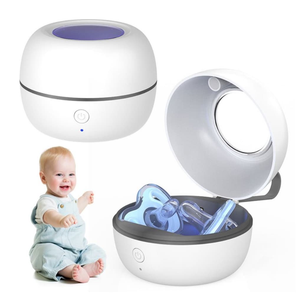 Esterilizador De Chupeta Bebe Anel Dentadura Luz Uv Portátil Recarregavel