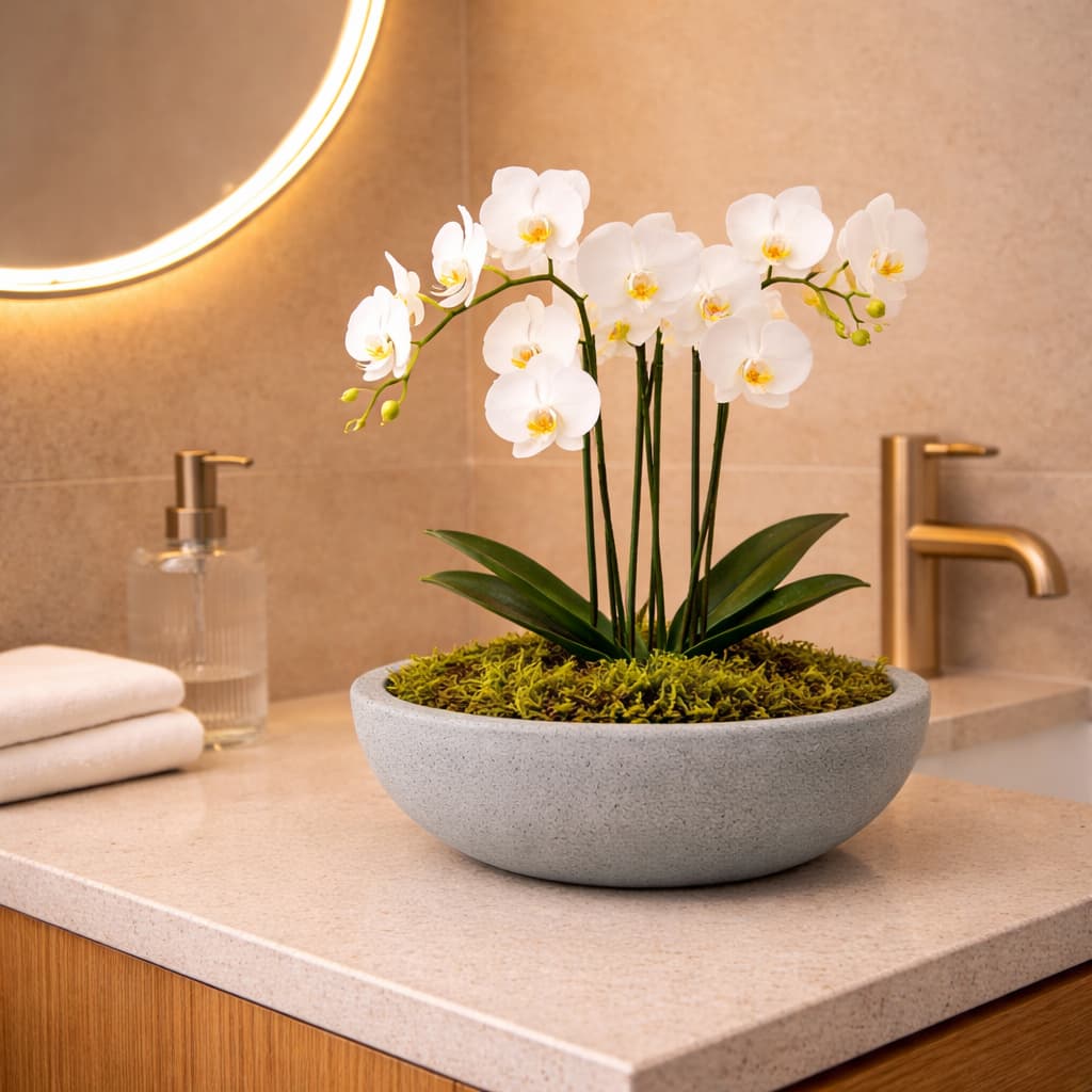 Vasos decorativos para plantas arranjos Cinza Decoração Sazonal Dia das Mães para Mesa Posta Sala Lavabo Varanda