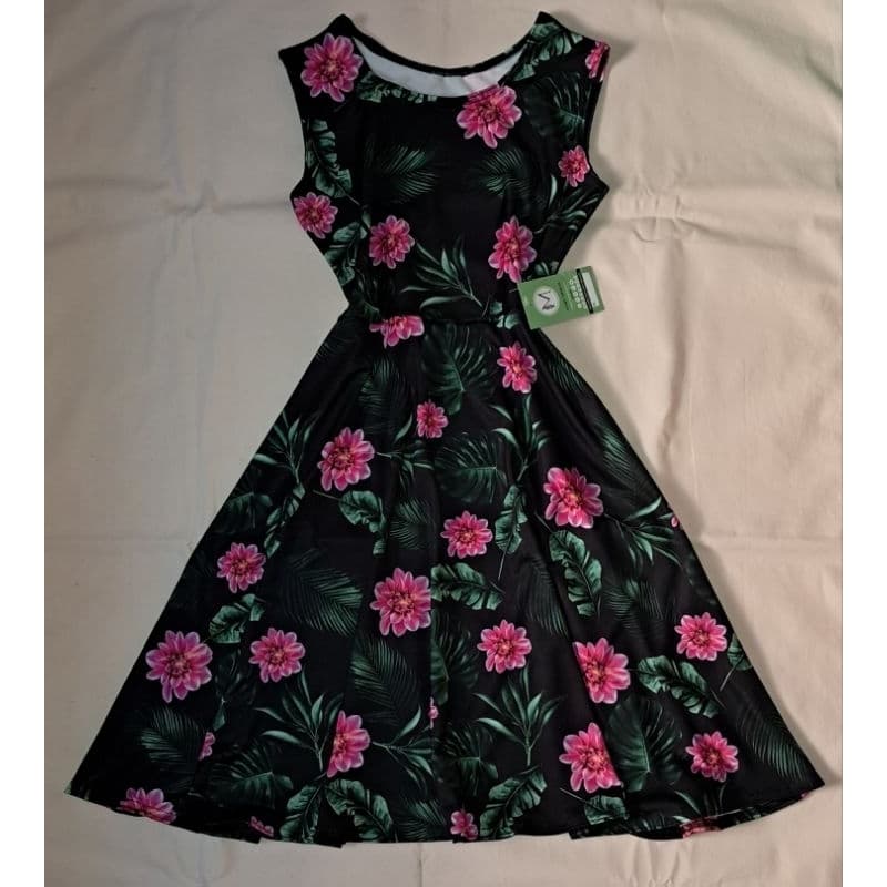 vestidos godê rodado floral. do P ao GG, ENVIO imediato