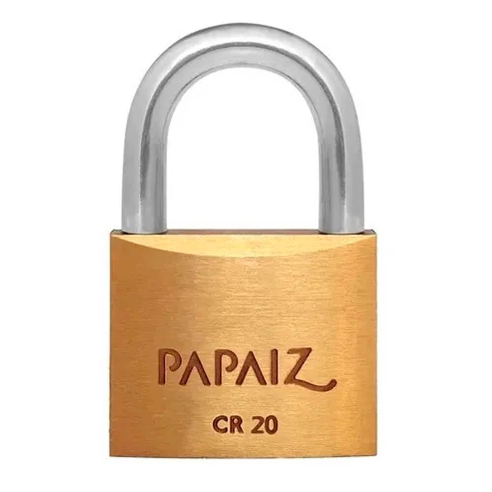 Cadeado em latão de 20 mm CR20 - Papaiz
