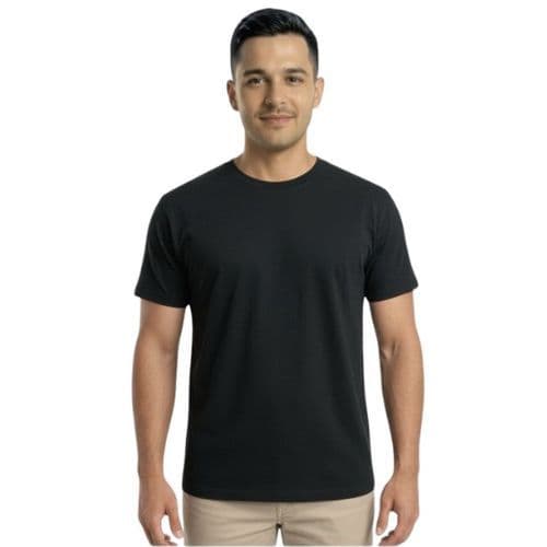 Camiseta Masculina Preta Básica Algodão Premium Conforto e Estilo Uso Diário Envio Rápido